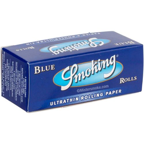 Smoking Blue Kingsize rolls | 4 meter per rol | 24 rollen