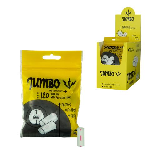 Jumbo Slim filtertips 6mm | 20 pakjes