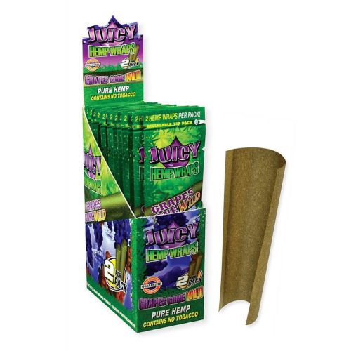 Juicy Jay’s Hemp Wraps Purple Grapes | 25 pakjes