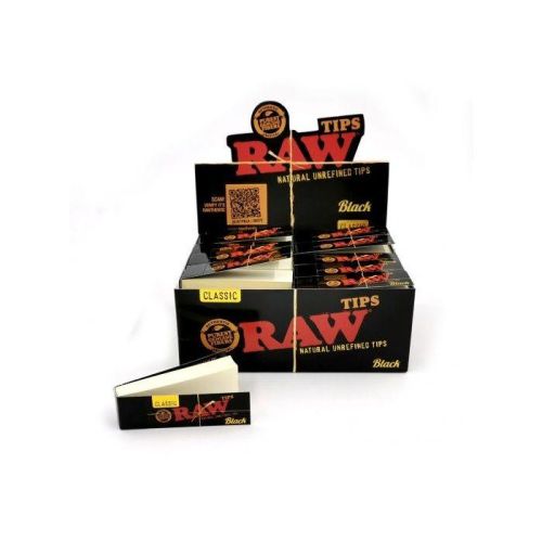 RAW | Tips | Zwart | 50 pakjes | 50 Tips per pakje