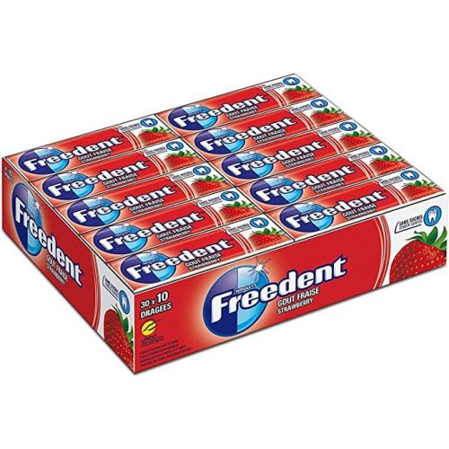 Freedent Strawberry Chewing Gum 30 pakjes