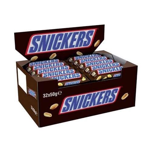 Snickers chocolade 32 stuks