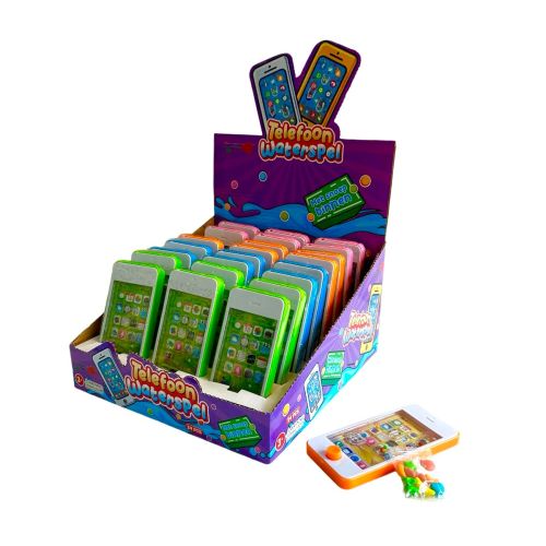 TRIGGER TREAT TELEFOON WATERSPEL + SNOEPGOED BOX/12