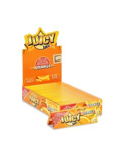 Juicy Jay’s Orange flavoured rolling papers 1.1/4 size | 24 stuks