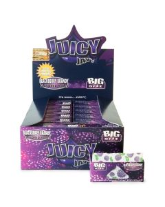 Juicy Jay's Zwarte bessen gearomatiseerde Kingsize vloei | 24 pakjes