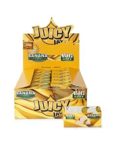 Juicy Jay's Banaan gearomatiseerde rolls | 5 meter per rol | 24 rollen