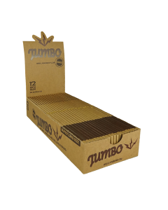 JUMBO NATURAL UNBLEACHED ROLLING PAPERS SUPER LONG SIZE box/20