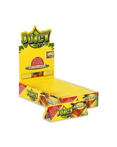 Juicy Jay’s Pineapple flavoured rolling papers 1.1/4 size | 24 stuks