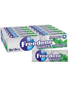 Freedent White Greenmint Chewing gum 30 pakjes