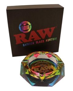 RAW | Rainbow | Glass Ashtray