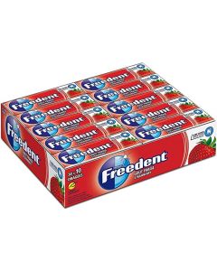 Freedent Strawberry Chewing Gum 30 pakjes