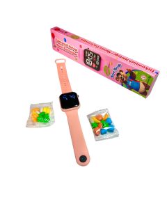 ELEKTRONISCHE HORLOGE MET BATTERIJ VERSCHILLENDE KLEUREN + PAKJE SNOEP