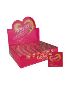 Love-Tek 3 flavoured condoms for greater pleasure box/48x3