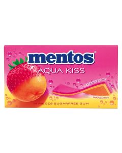 Mentos Gum Aqua Kiss Fraise-Mandarine 26g - 20 Packs
