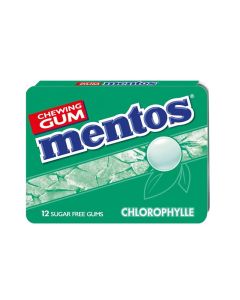 Mentos Breeze Chlorophylle (12 Gommes sans sucre) - 12 Packs