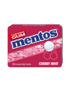 Mentos | Chewing-gum | Brise Cerise Menthe | 12 paquets