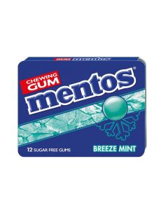 Mentos | Chewing-gum | Brise Mint | 12 paquets