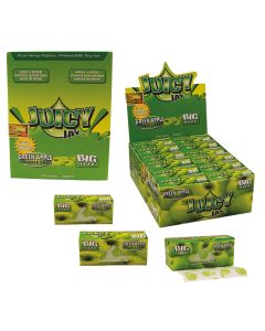 Juicy Jay's Groene appel gearomatiseerde rolls | 5 meter per rol | 24 rollen