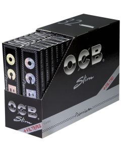Ocb premium black king size slim + filter tips