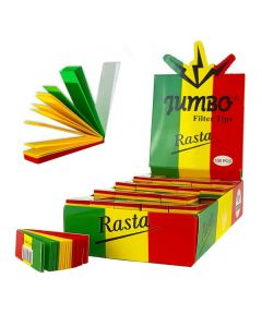 Jumbo Rasta filtertips | 100 pakjes