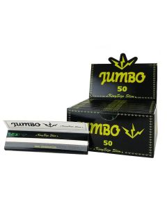 Papiers roulants Jumbo Black Kingsize Slim | 50 packs