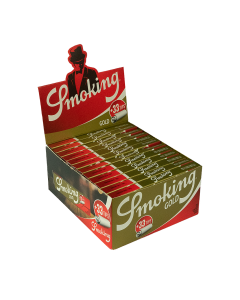 Smoking Gold Kingsize rolling papers + Tips | 24 Packs