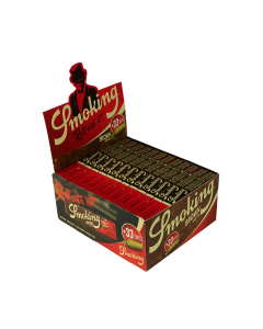 Smoking Brown Kingsize rolling papers + Tips | 24 Packs
