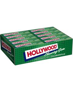 Hollywood | Chewing-gum | Chlorophylle | Boîte de 30 paquets