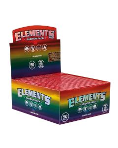 ELEMENTS SLIM RAINBOW PACK BOX/50