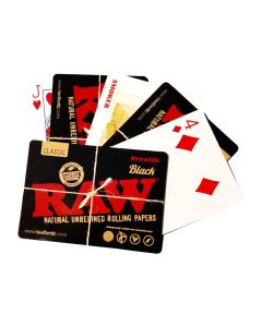 RAW PLAYING CARDS BLACK