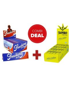 Smoking blue king size + jumbo yellow mellow combi deal