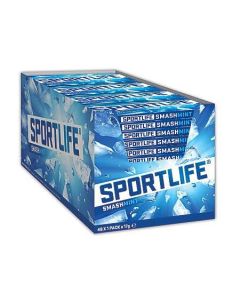 Gomme à mâcher Sportlife Smashmint - 48 paquets