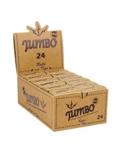 Jumbo Brown vloei + filtertips | 24 pakjes